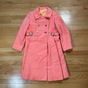 Vintage 60s Pink Overcoat and Dress Set